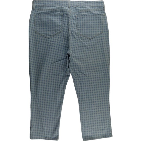 NYDJ Not Your Daughters Karen Crop Capri Jeans Women's 14 Stretch High Rise A170 - Picture 2 of 7